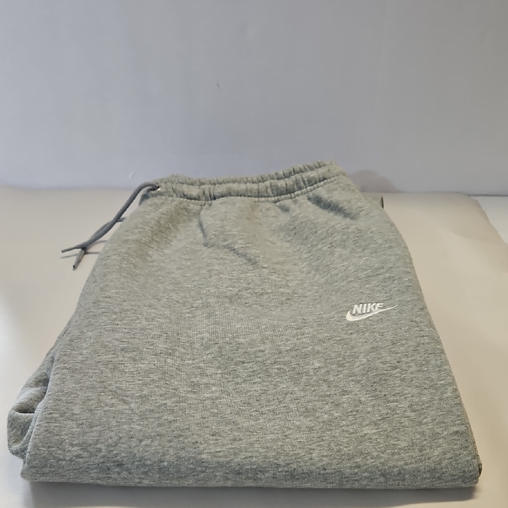 Nike  Heather Gray Straight Fit Straight Leg Regular Length Size L Tall Mens